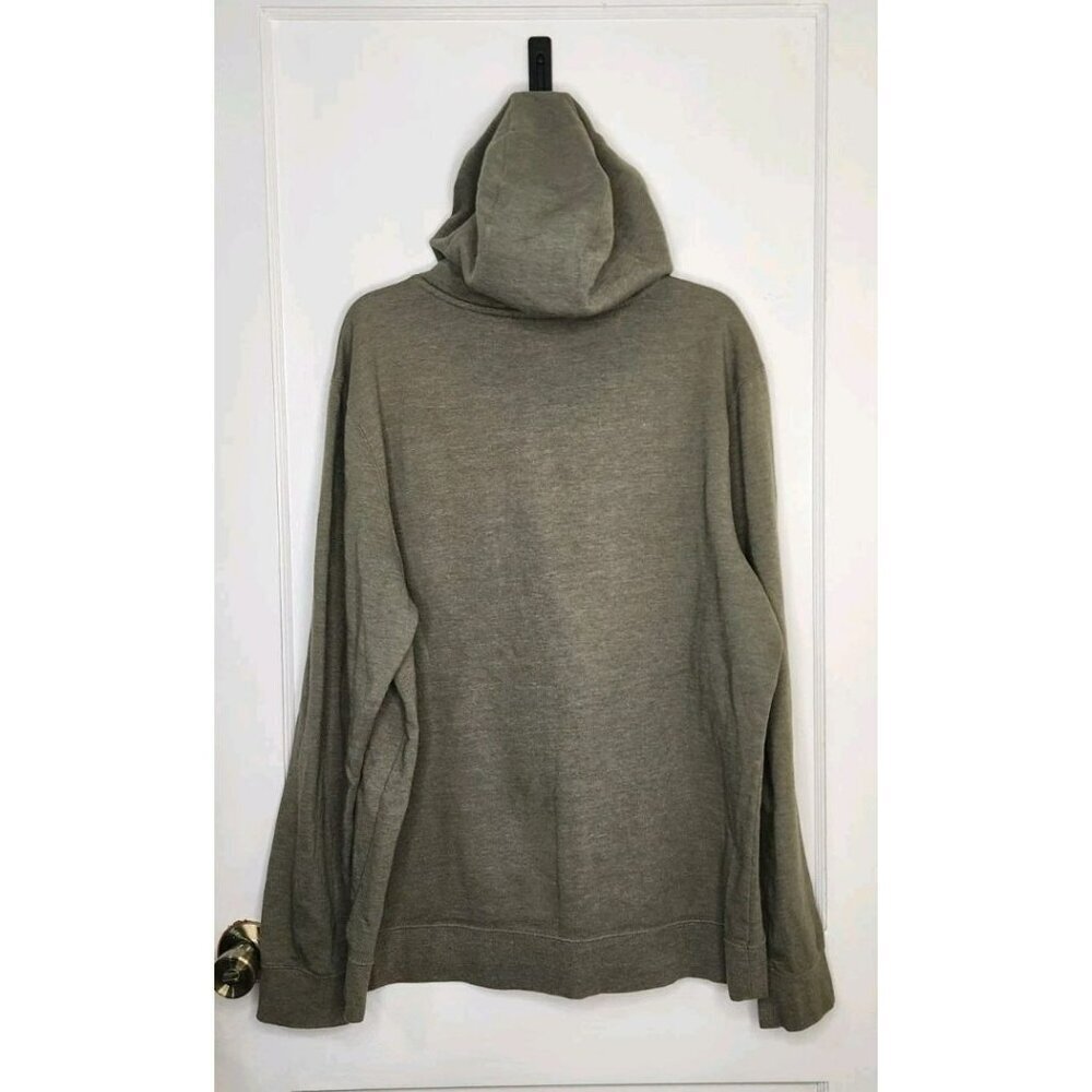 Size XL Marmot Men's '74 Hoody Heathered Army Green Orange Graphic - Picture 2 of 5